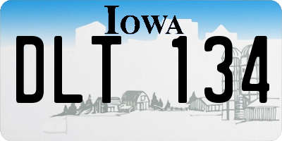 IA license plate DLT134