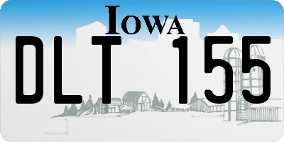 IA license plate DLT155