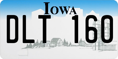 IA license plate DLT160