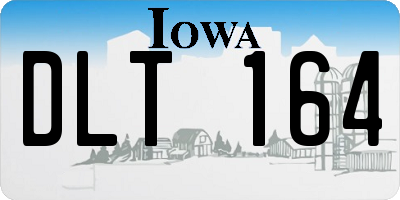 IA license plate DLT164