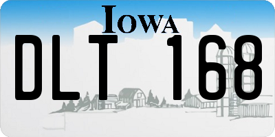 IA license plate DLT168