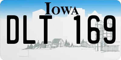 IA license plate DLT169