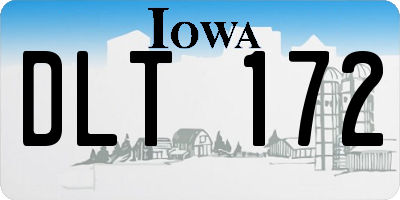IA license plate DLT172