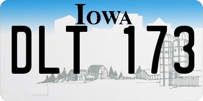 IA license plate DLT173