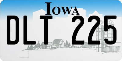 IA license plate DLT225