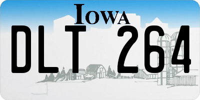 IA license plate DLT264