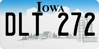 IA license plate DLT272