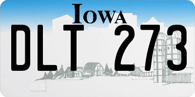 IA license plate DLT273