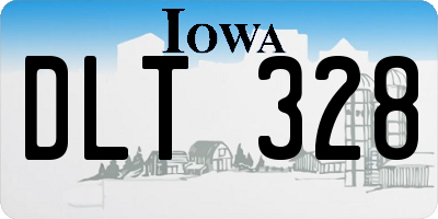 IA license plate DLT328