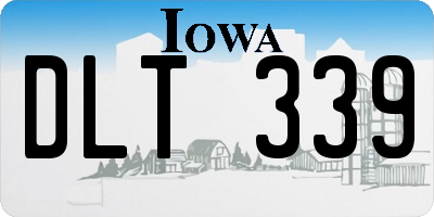 IA license plate DLT339