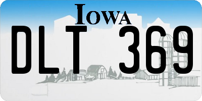 IA license plate DLT369
