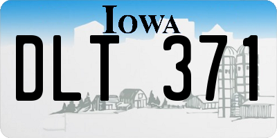 IA license plate DLT371