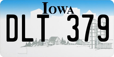 IA license plate DLT379
