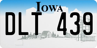 IA license plate DLT439