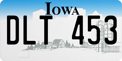 IA license plate DLT453