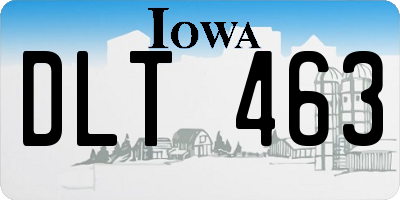 IA license plate DLT463