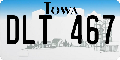 IA license plate DLT467