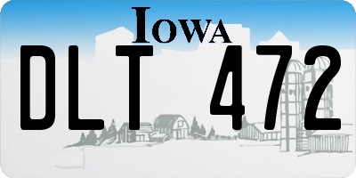 IA license plate DLT472