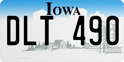IA license plate DLT490