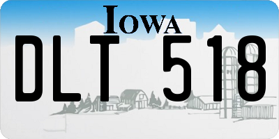 IA license plate DLT518