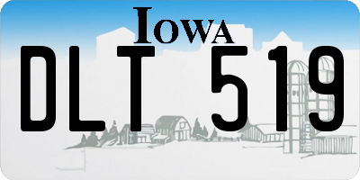 IA license plate DLT519