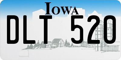 IA license plate DLT520