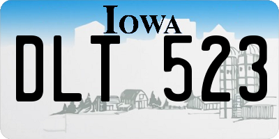 IA license plate DLT523