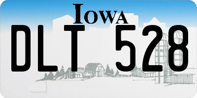IA license plate DLT528