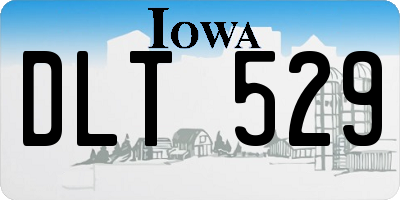 IA license plate DLT529