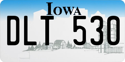 IA license plate DLT530