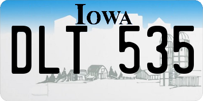 IA license plate DLT535