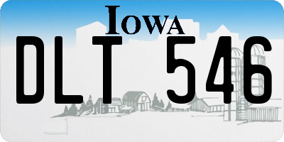 IA license plate DLT546