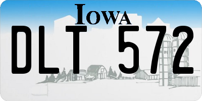 IA license plate DLT572