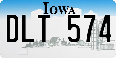 IA license plate DLT574