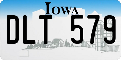IA license plate DLT579