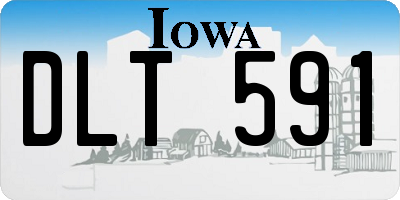 IA license plate DLT591