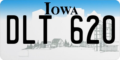 IA license plate DLT620