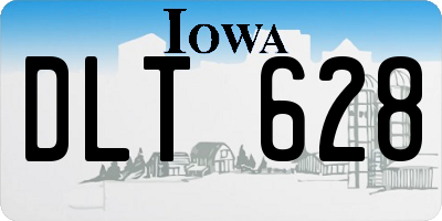IA license plate DLT628