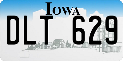 IA license plate DLT629