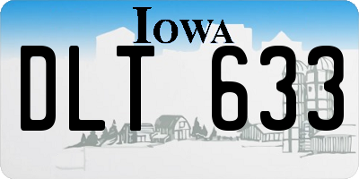 IA license plate DLT633