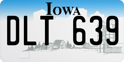 IA license plate DLT639
