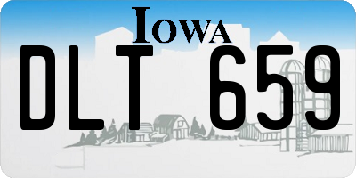IA license plate DLT659