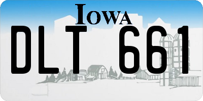 IA license plate DLT661