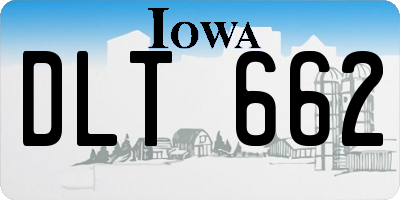 IA license plate DLT662