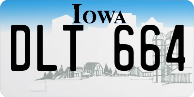 IA license plate DLT664