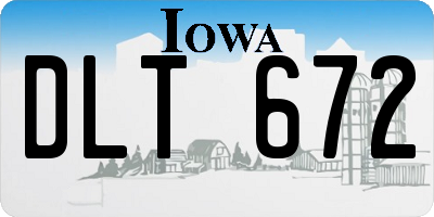 IA license plate DLT672
