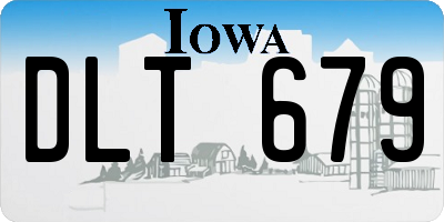 IA license plate DLT679