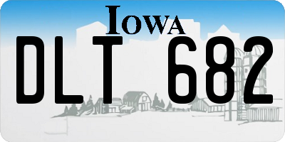 IA license plate DLT682