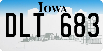 IA license plate DLT683