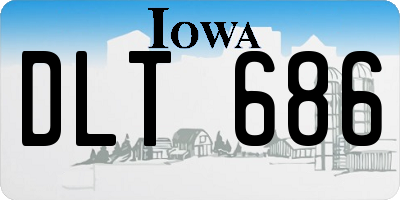 IA license plate DLT686